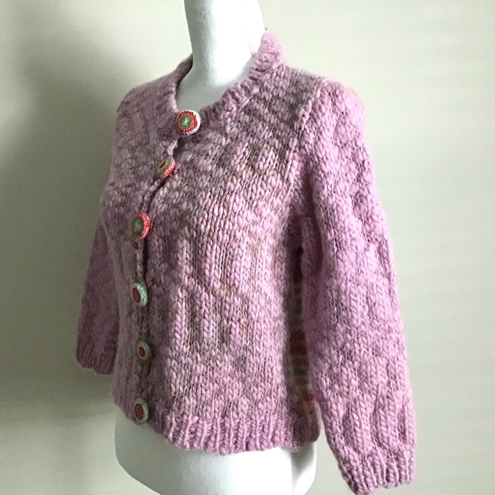 Rare Vintage Wool Cardigan Sweater ASO Maddie in The Suite Life of Zack and Cody - Picture 8 of 14